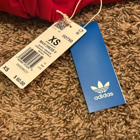 Adidas Long Sleeve Red Dress - Picture 3 of 4